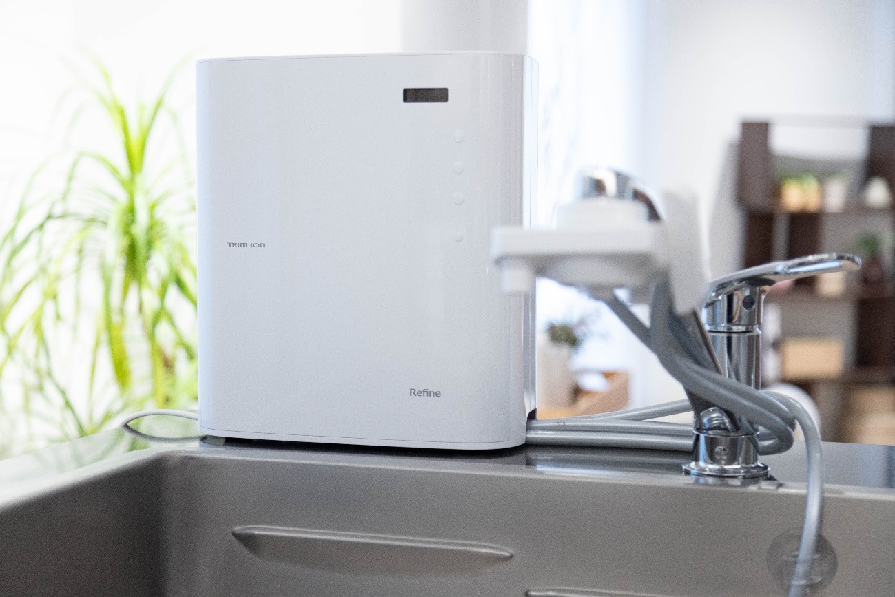 日本トリムの電解水素水整水器「TRIM ION Refine」♪新色ホワイトの